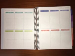 Special Dates 300x225 Plum Planner   Review