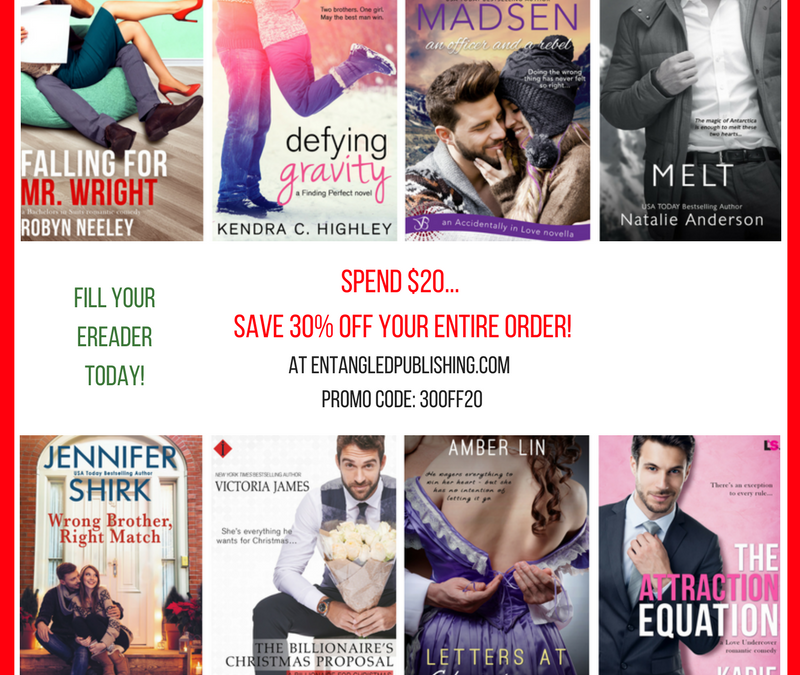 Day 8 of Holiday STEALS at Entangled Publishing