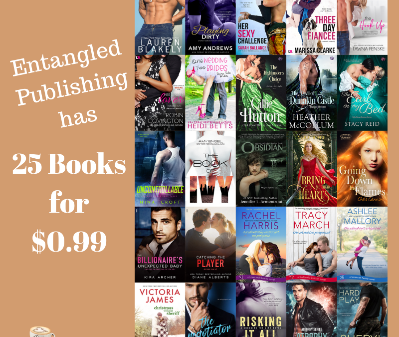 Entangled Publishing has 25 books for $0.99 – get ’em now!