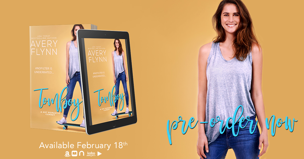 Tomboy PO Cover Reveal for Tomboy by USA Today bestselling author Avery Flynn