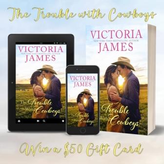 TwC New Release Prize Compressed The Trouble with Cowboys by Victoria James   Review and Giveaway