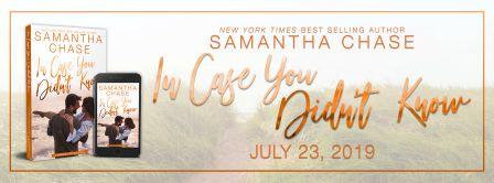 ICYDK Banner Compressed Cover Reveal: In Case You Didnt Know by Samantha Chase