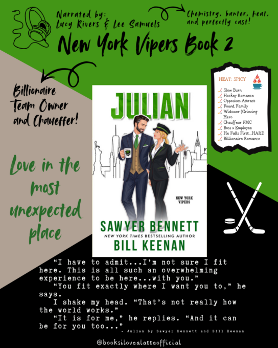 New Series 3 1 544x680 Book Review: Julian by Sawyer Bennett and Bill Keenan